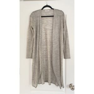 Zara sheer knit cardigan open front